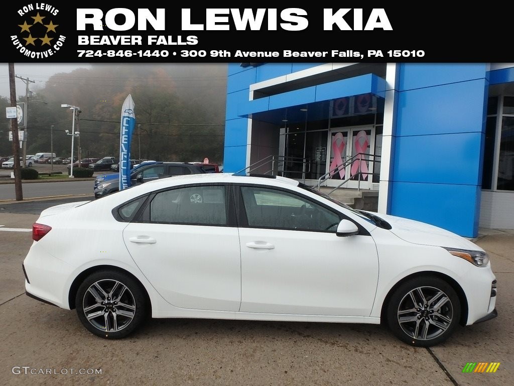 2019 Forte S - Clear White / Black photo #1