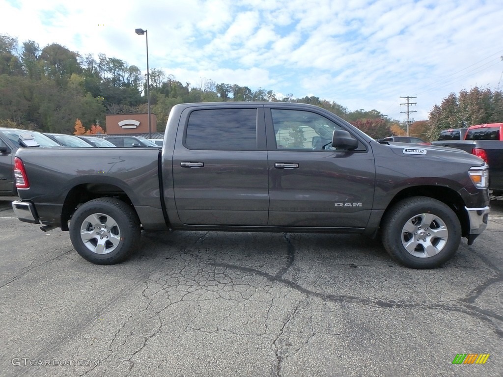 2019 1500 Big Horn Crew Cab 4x4 - Granite Crystal Metallic / Black photo #6