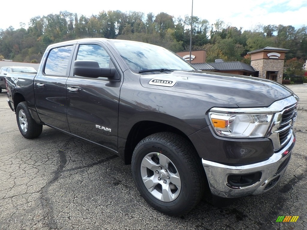 2019 1500 Big Horn Crew Cab 4x4 - Granite Crystal Metallic / Black photo #7