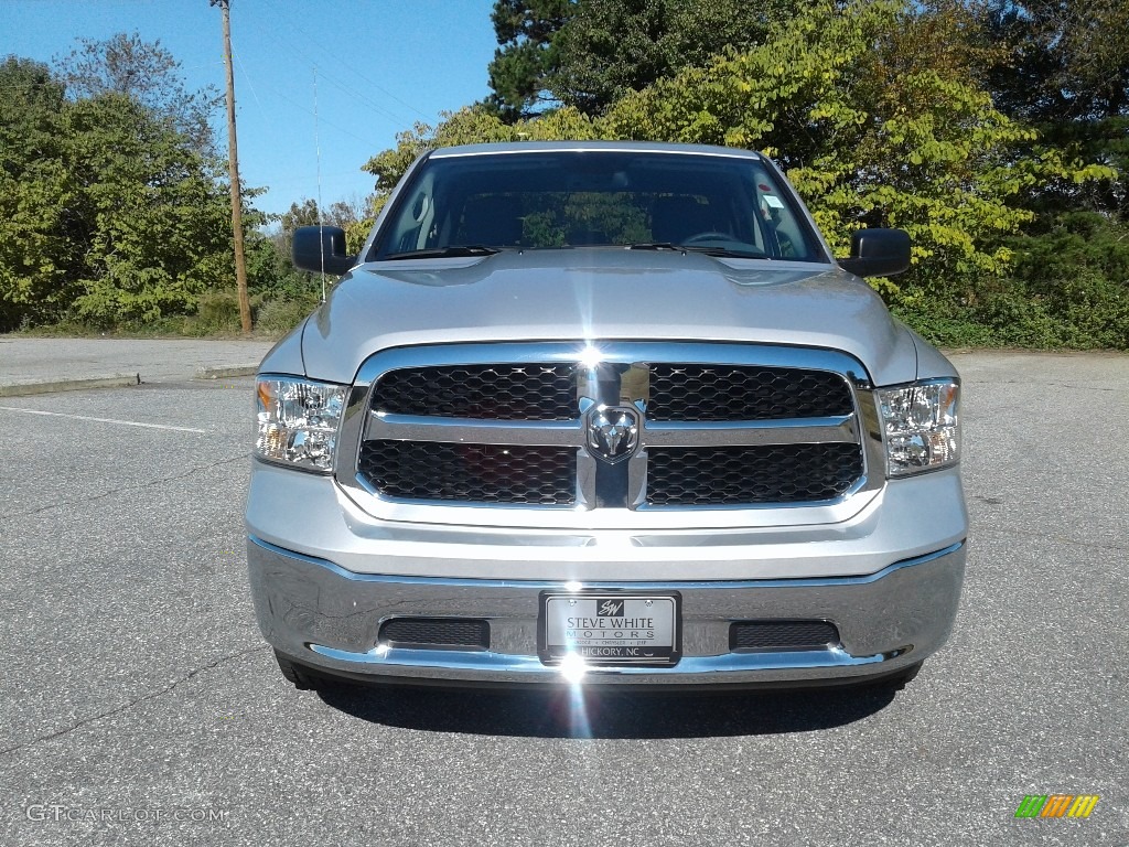 2019 1500 Classic Tradesman Quad Cab 4x4 - Bright Silver Metallic / Black/Diesel Gray photo #3