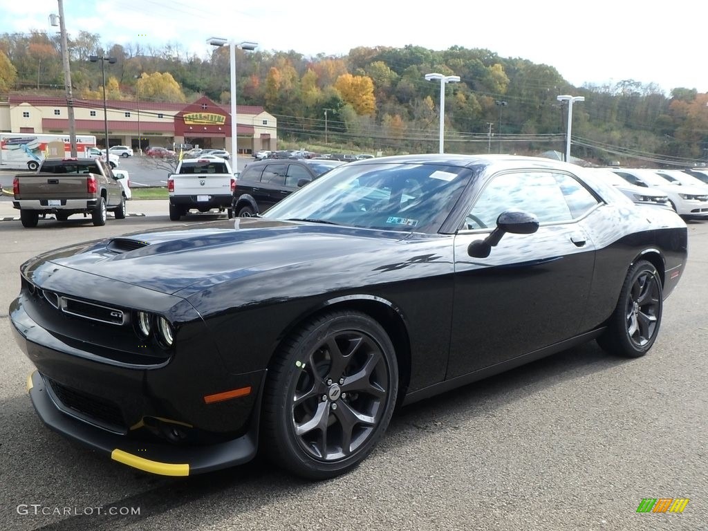 Pitch Black Dodge Challenger