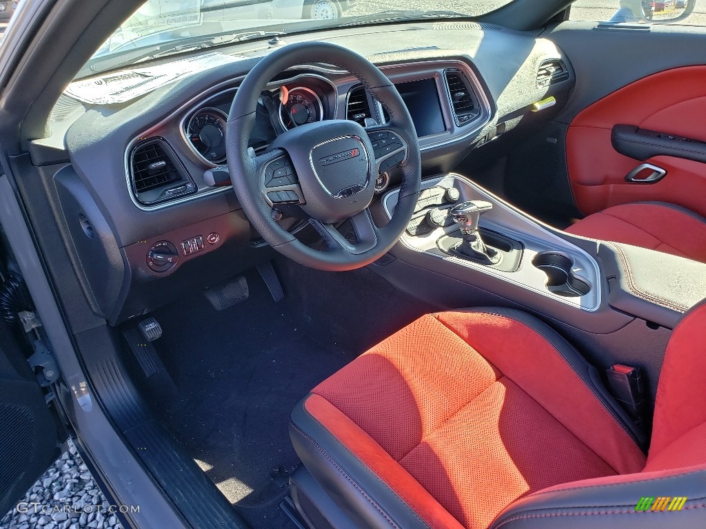 Ruby Red/Black Interior 2019 Dodge Challenger R/T Plus Photo #130197144