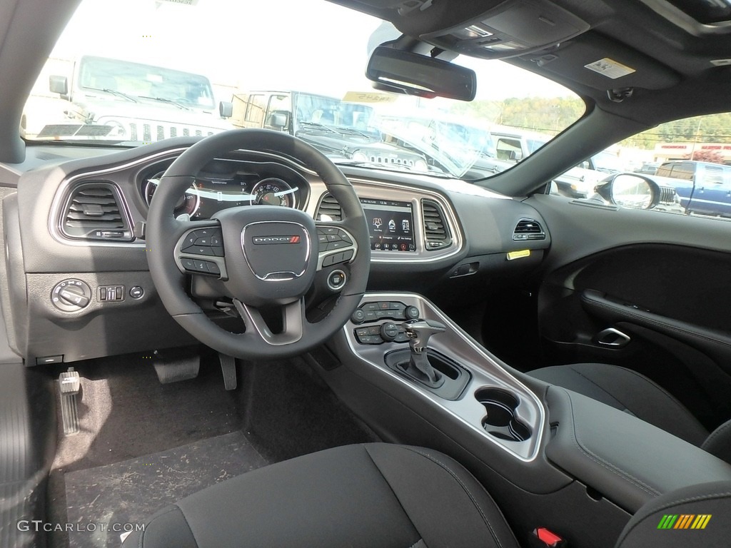 Black Interior 2019 Dodge Challenger GT Photo #130197381