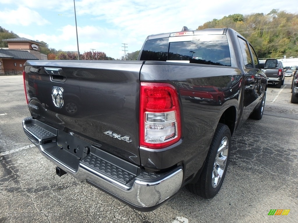 2019 1500 Big Horn Crew Cab 4x4 - Granite Crystal Metallic / Black photo #5