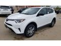 2018 Super White Toyota RAV4 LE  photo #1