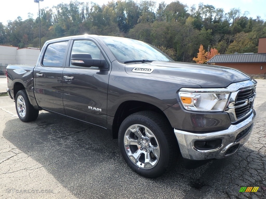 2019 1500 Big Horn Crew Cab 4x4 - Granite Crystal Metallic / Black photo #6