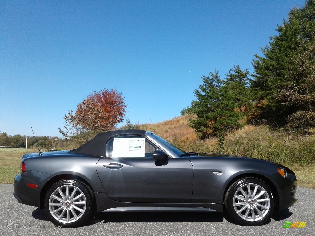 Moda Gray Metallic 2019 Fiat 124 Spider Lusso Roadster Exterior Photo #130198059