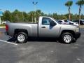 Graystone Metallic - Silverado 1500 Work Truck Regular Cab Photo No. 6