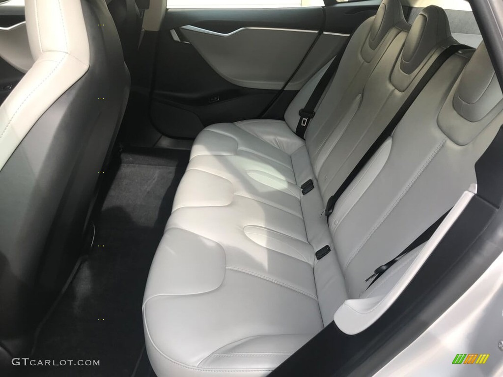 2013 Tesla Model S Standard Model S Model Rear Seat Photo #130200087