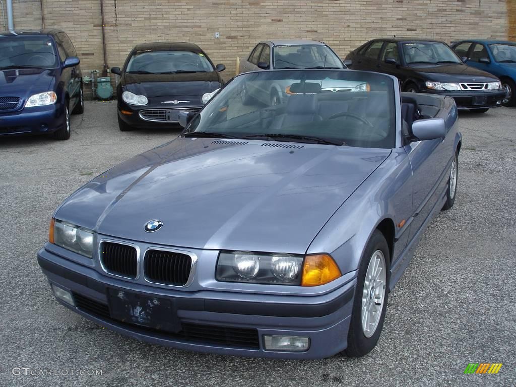 1997 3 Series 328i Convertible - Samoa Blue Metallic / Dark Blue photo #2