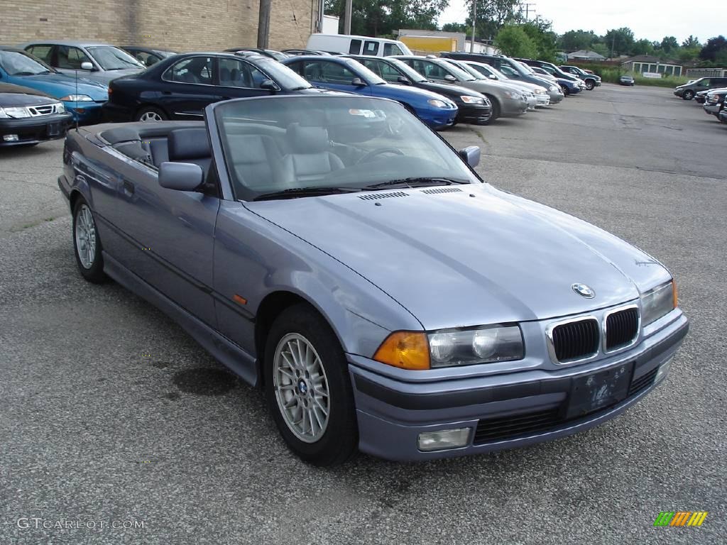 1997 3 Series 328i Convertible - Samoa Blue Metallic / Dark Blue photo #4