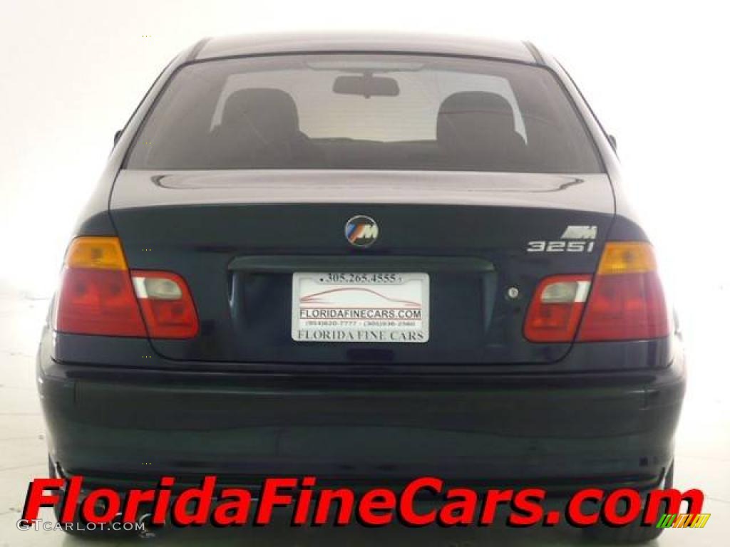 2001 3 Series 325i Sedan - Orient Blue Metallic / Sand photo #6