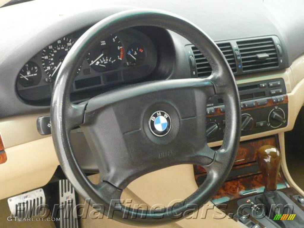 2001 3 Series 325i Sedan - Orient Blue Metallic / Sand photo #17