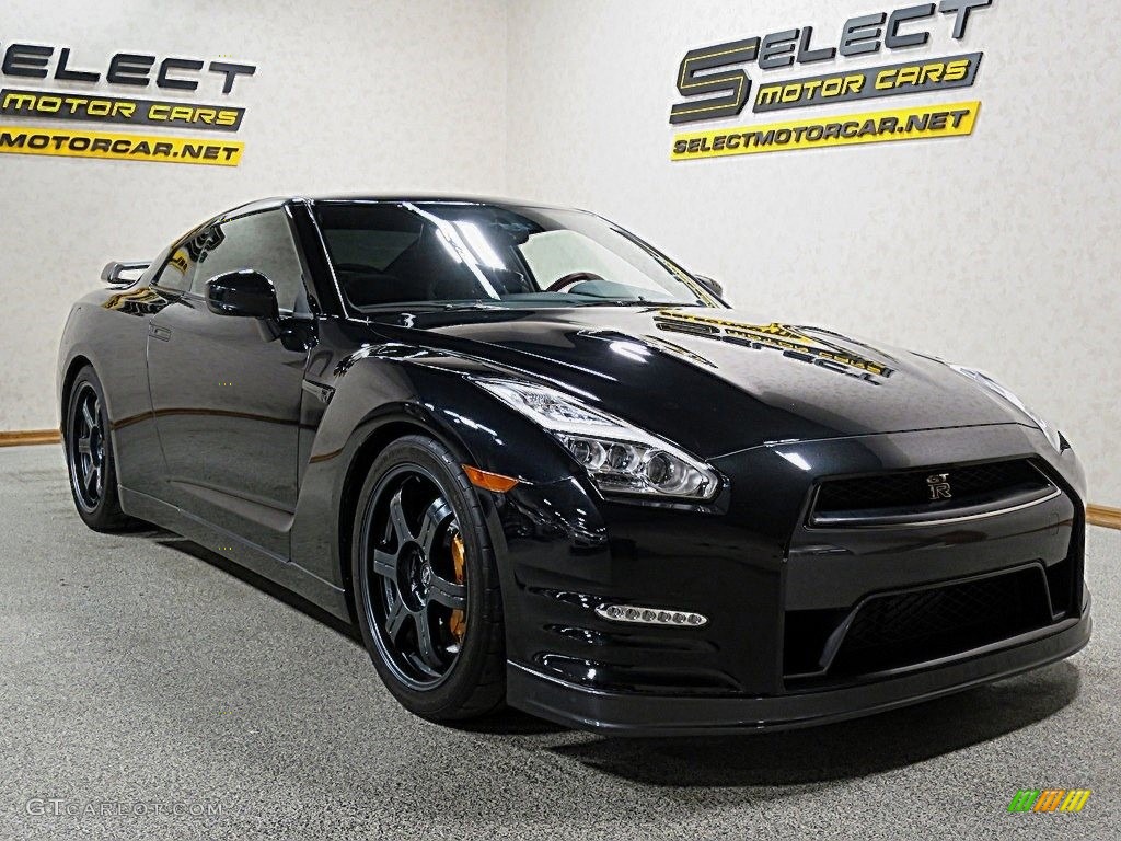 Jet Black 2015 Nissan GT-R Black Edition Exterior Photo #130205068