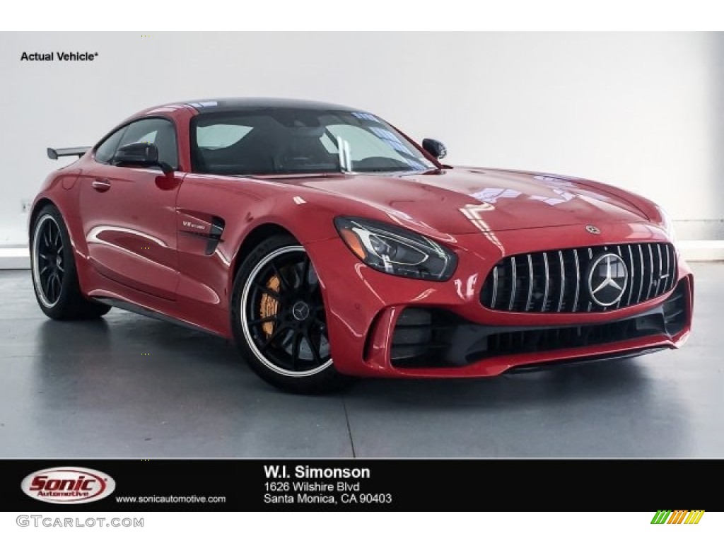 2018 AMG GT R Coupe - Mars Red / Black w/Dinamica photo #1