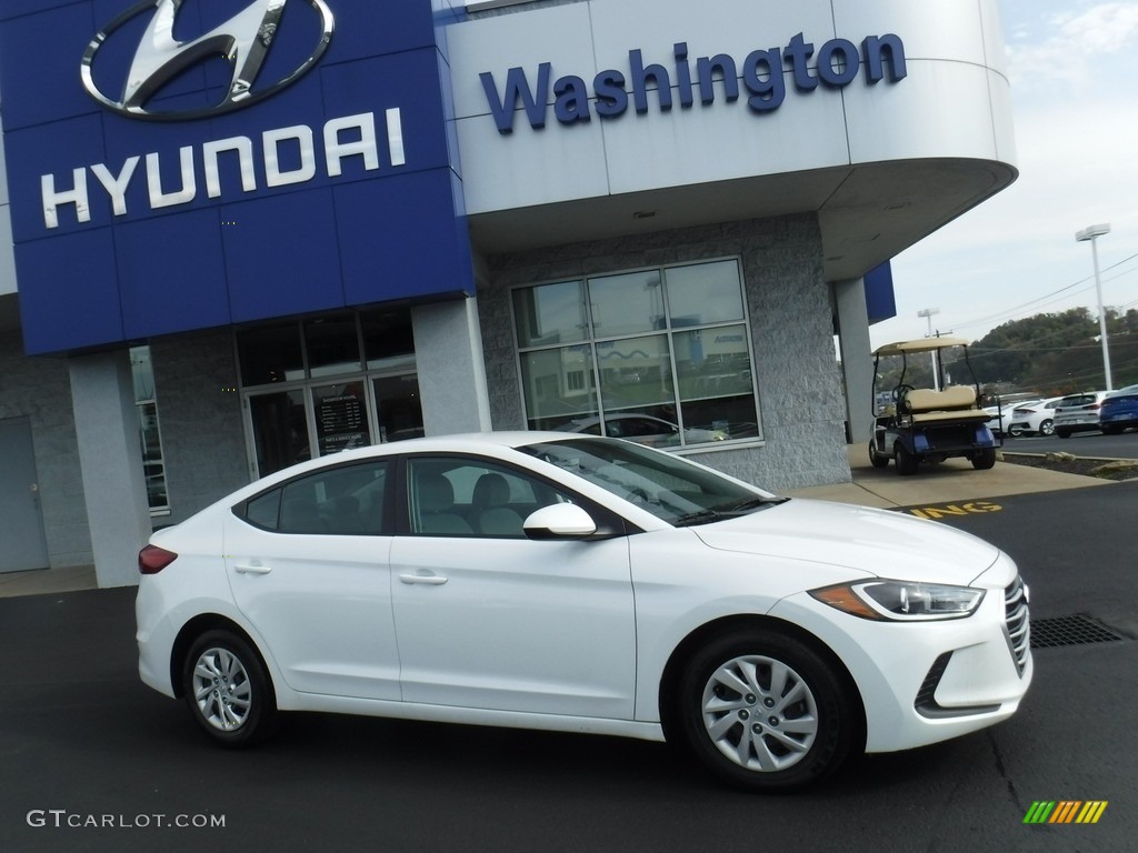 2017 Elantra SE - White / Gray photo #2