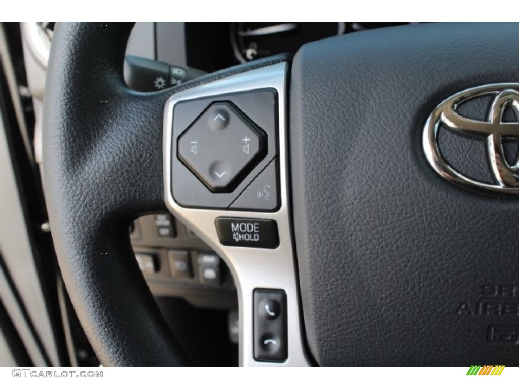 2019 Toyota Tundra TSS Off Road CrewMax 4x4 Graphite Steering Wheel Photo #130209037