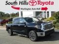 2018 Midnight Black Metallic Toyota Tundra Limited CrewMax 4x4  photo #1