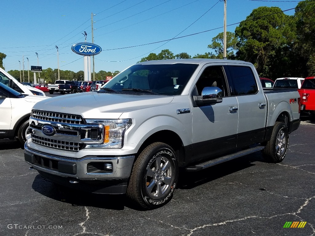 2018 F150 XLT SuperCrew 4x4 - Ingot Silver / Earth Gray photo #1