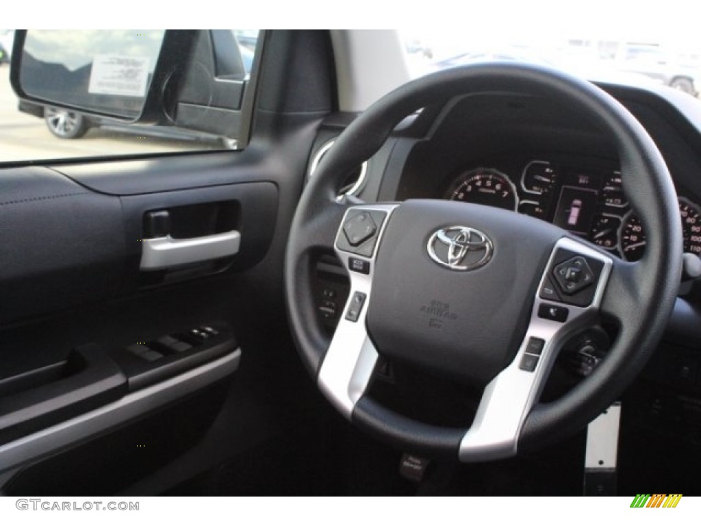 2019 Toyota Tundra TSS Off Road CrewMax Graphite Steering Wheel Photo #130210906