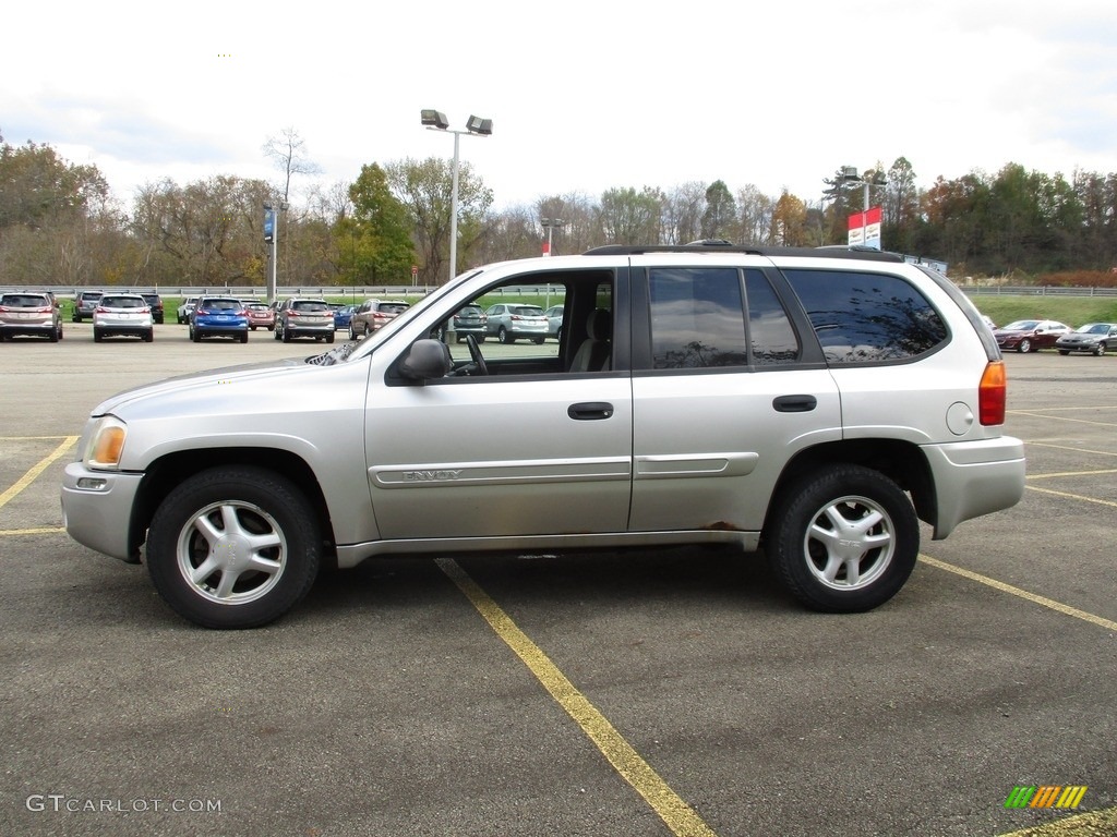 2004 Envoy SLE 4x4 - Liquid Silver Metallic / Medium Pewter photo #10
