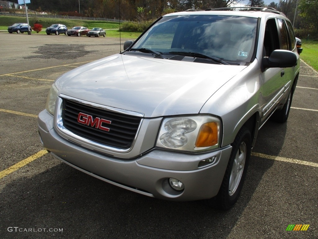 2004 Envoy SLE 4x4 - Liquid Silver Metallic / Medium Pewter photo #12