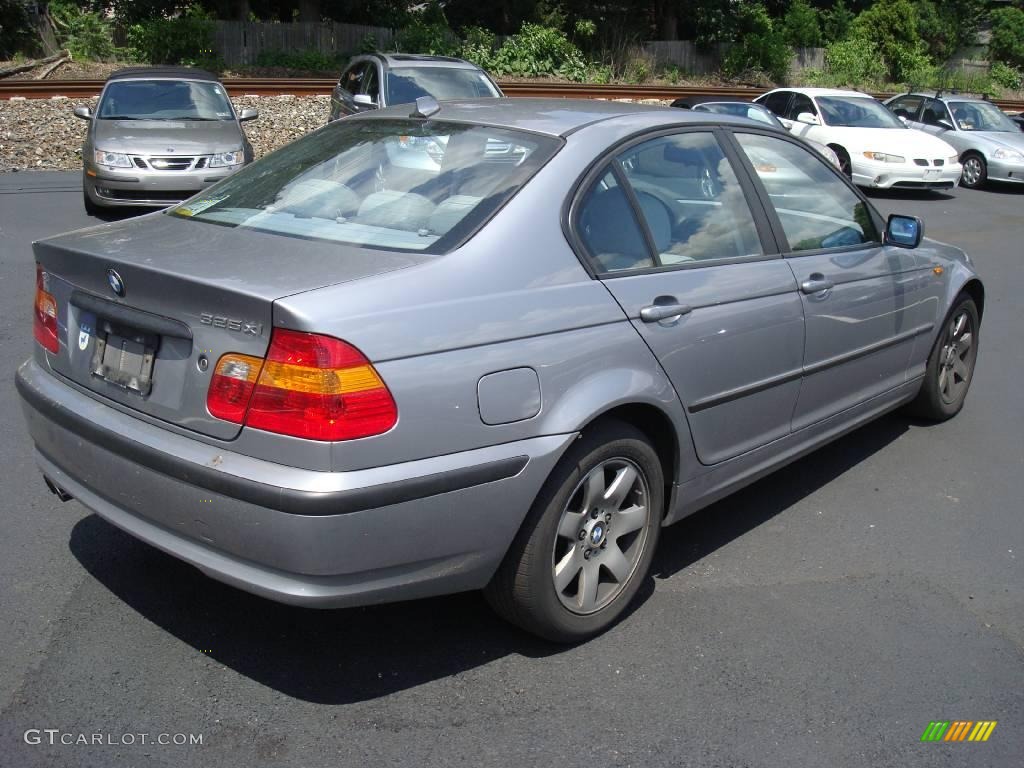 2004 3 Series 325xi Sedan - Silver Grey Metallic / Grey photo #6