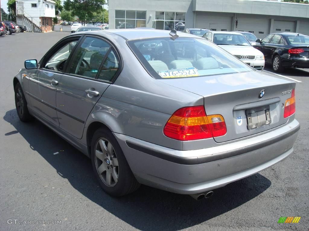 2004 3 Series 325xi Sedan - Silver Grey Metallic / Grey photo #8