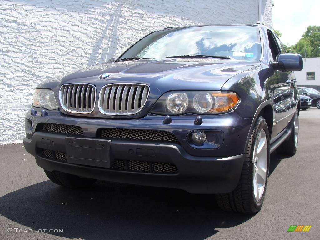 2004 X5 4.4i - Toledo Blue Metallic / Beige photo #1