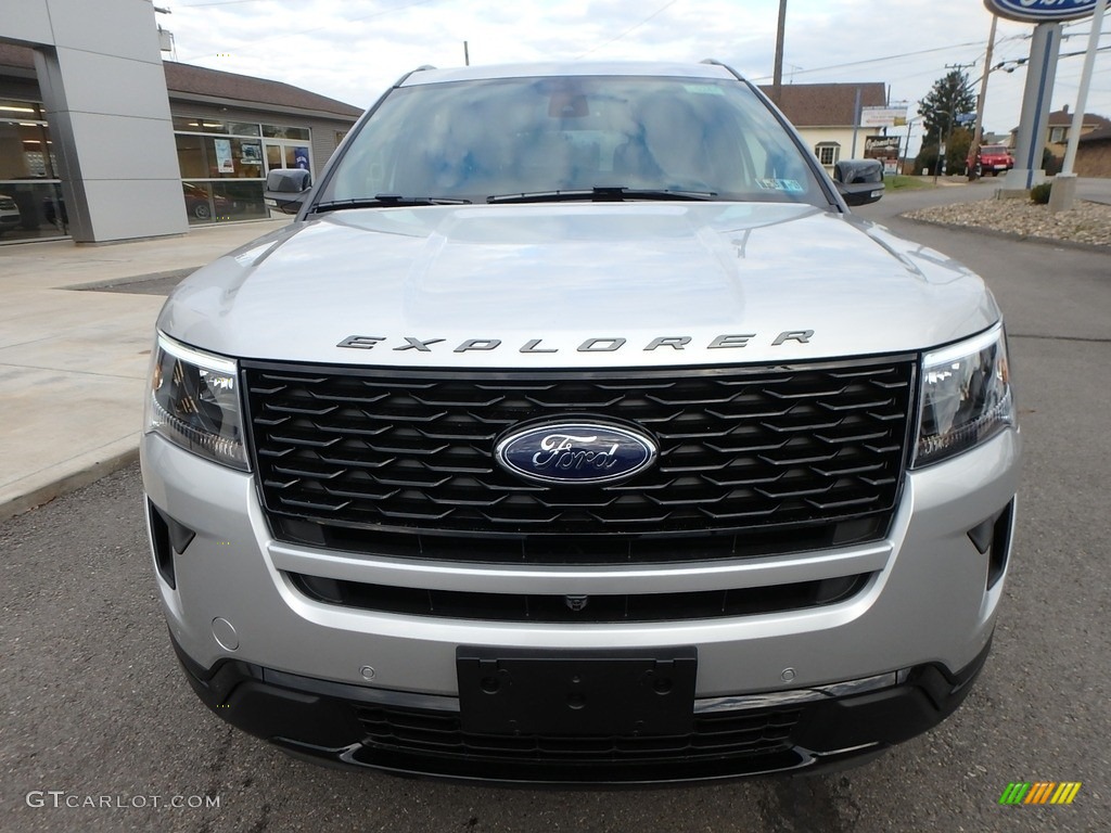 2019 Explorer Sport 4WD - Ingot Silver / Medium Black photo #2