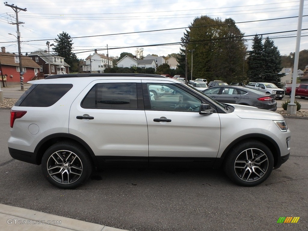 2019 Explorer Sport 4WD - Ingot Silver / Medium Black photo #4