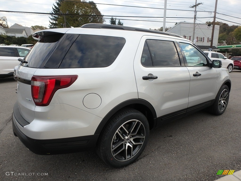 2019 Explorer Sport 4WD - Ingot Silver / Medium Black photo #5