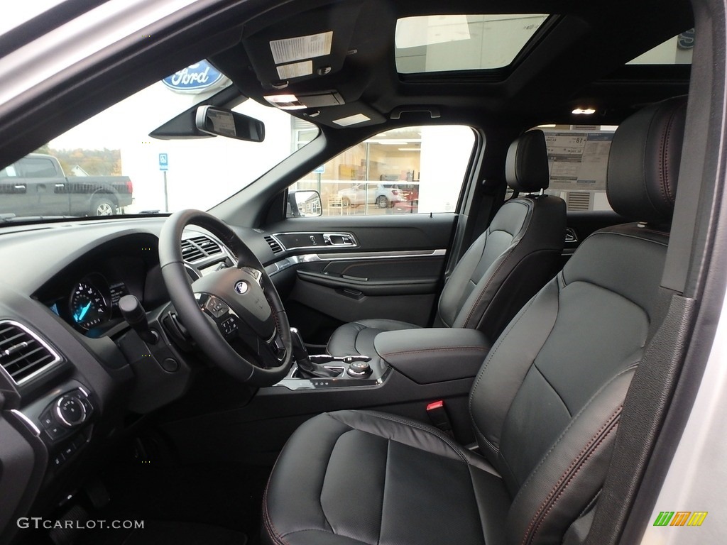 Medium Black Interior 2019 Ford Explorer Sport 4WD Photo #130213789