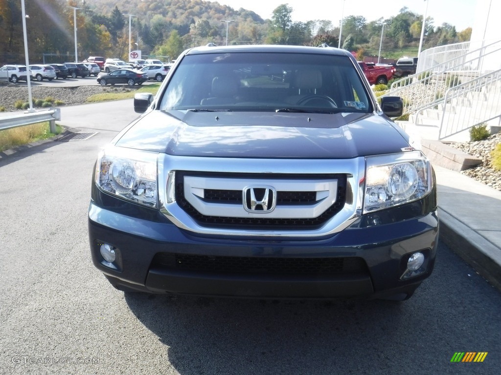 2011 Pilot EX-L 4WD - Bali Blue Pearl / Gray photo #5