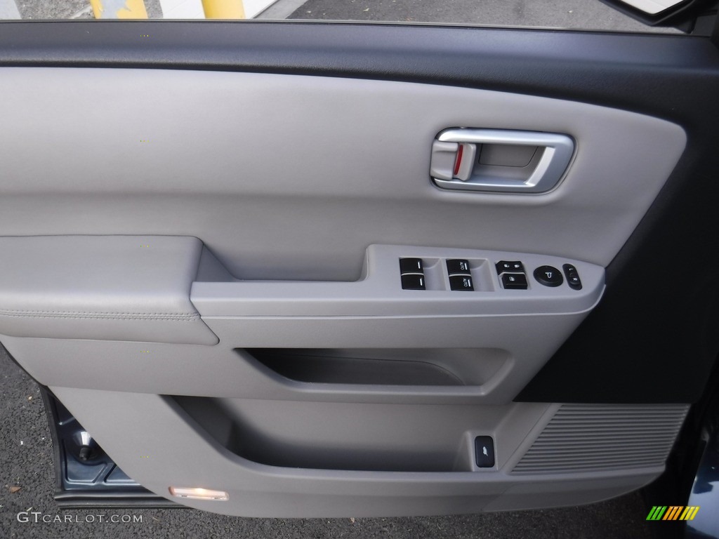 2011 Pilot EX-L 4WD - Bali Blue Pearl / Gray photo #13
