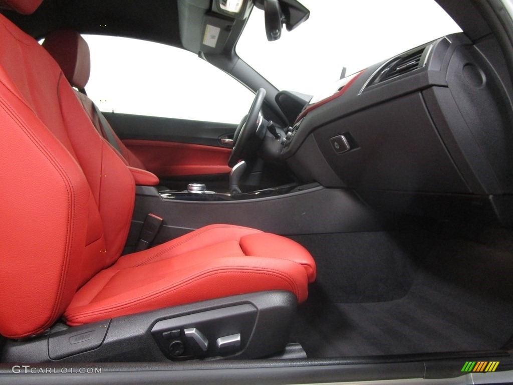 2018 2 Series 230i xDrive Convertible - Glacier Silver Metallic / Coral Red photo #14