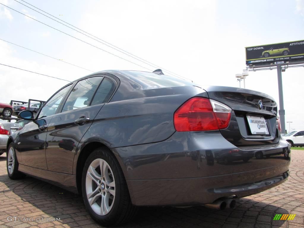 2008 3 Series 328i Sedan - Sparkling Graphite Metallic / Black photo #3