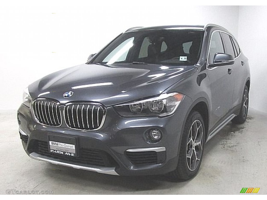 2018 X1 xDrive28i - Mineral Grey Metallic / Black photo #1