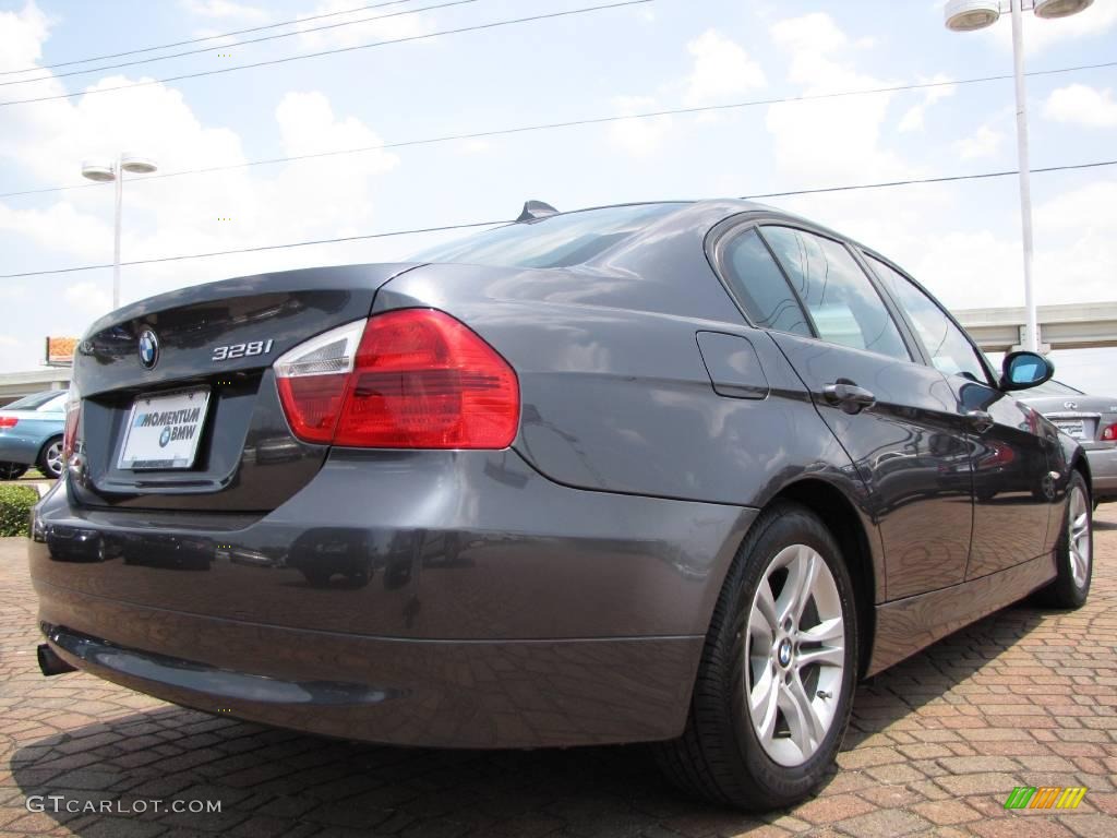 2008 3 Series 328i Sedan - Sparkling Graphite Metallic / Black photo #5