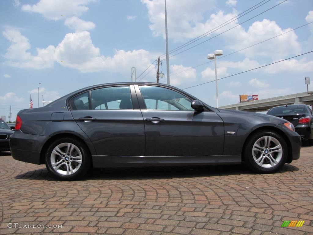 2008 3 Series 328i Sedan - Sparkling Graphite Metallic / Black photo #6