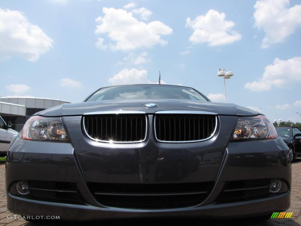 2008 3 Series 328i Sedan - Sparkling Graphite Metallic / Black photo #8