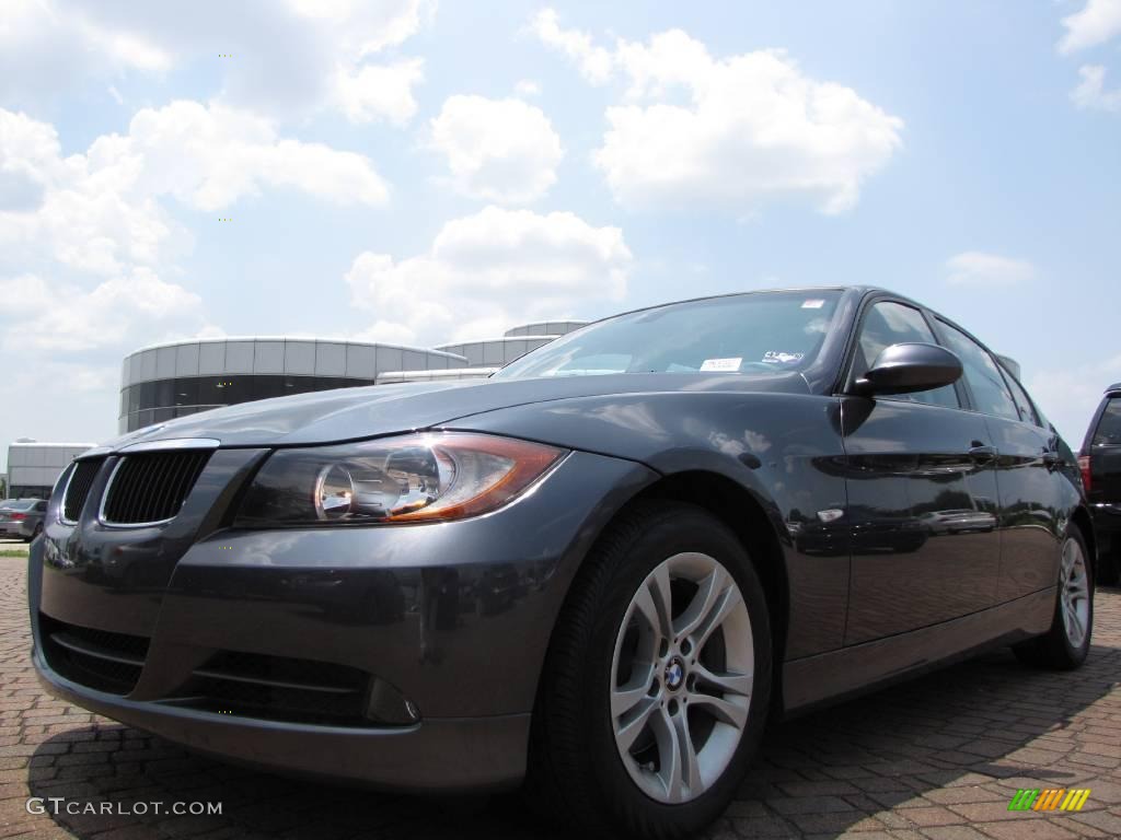2008 3 Series 328i Sedan - Sparkling Graphite Metallic / Black photo #9