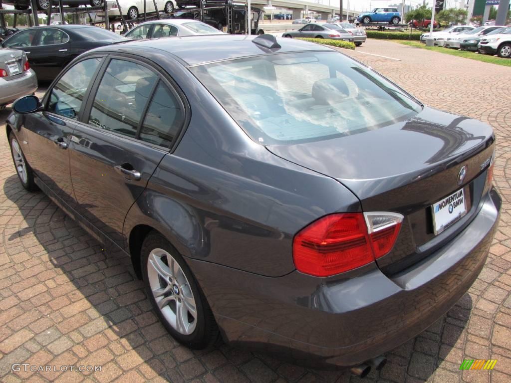 2008 3 Series 328i Sedan - Sparkling Graphite Metallic / Black photo #11
