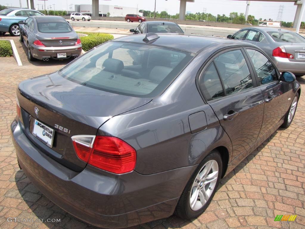 2008 3 Series 328i Sedan - Sparkling Graphite Metallic / Black photo #13