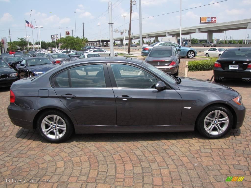2008 3 Series 328i Sedan - Sparkling Graphite Metallic / Black photo #14