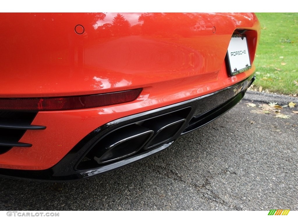 2018 911 Turbo S Coupe - Lava Orange / Espresso/Cognac Natural photo #16