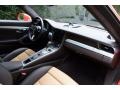 Espresso/Cognac Natural 2018 Porsche 911 Turbo S Coupe Dashboard