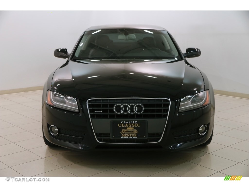 2012 A5 2.0T quattro Coupe - Brilliant Black / Black photo #2