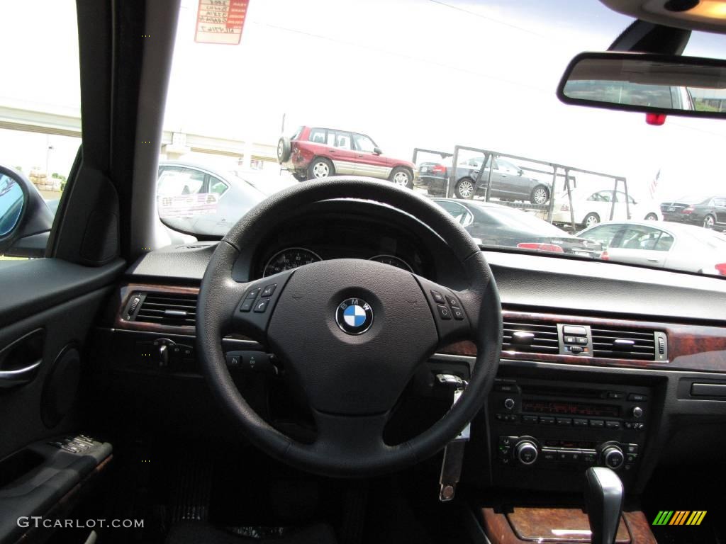 2008 3 Series 328i Sedan - Sparkling Graphite Metallic / Black photo #27