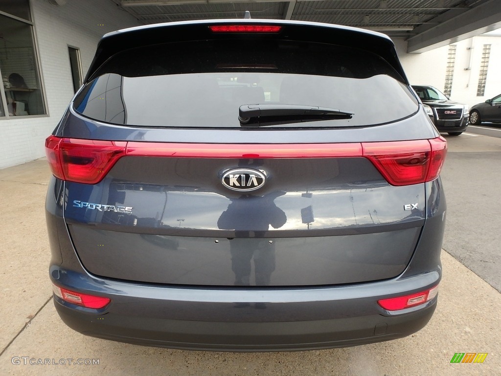 2019 Sportage EX AWD - Pacific Blue / Black photo #4